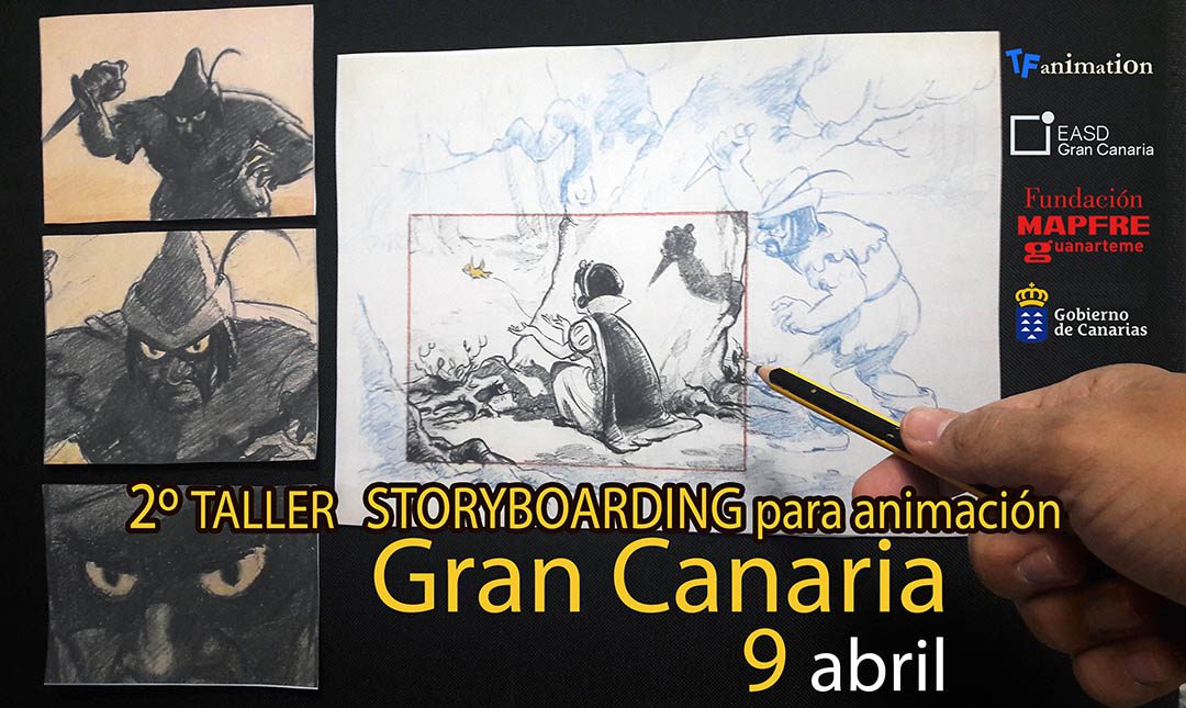 2ºTaller Storyboarding para animación en Gran Canaria.